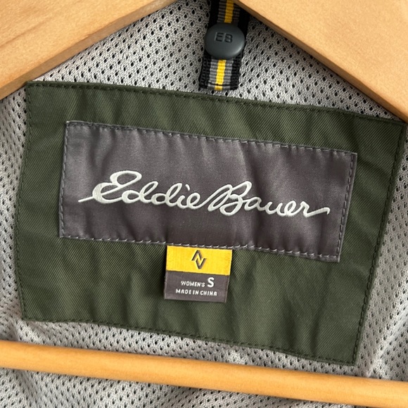 Women’s Eddie Bauer Green Rain Jacket S - Picture 3 of 9